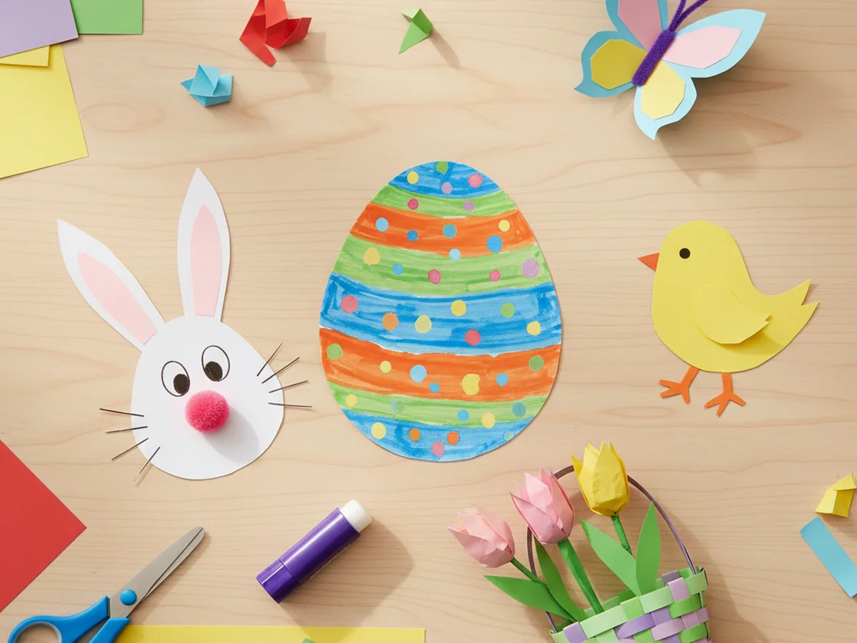20 Easy Easter Paper Crafts for Kids