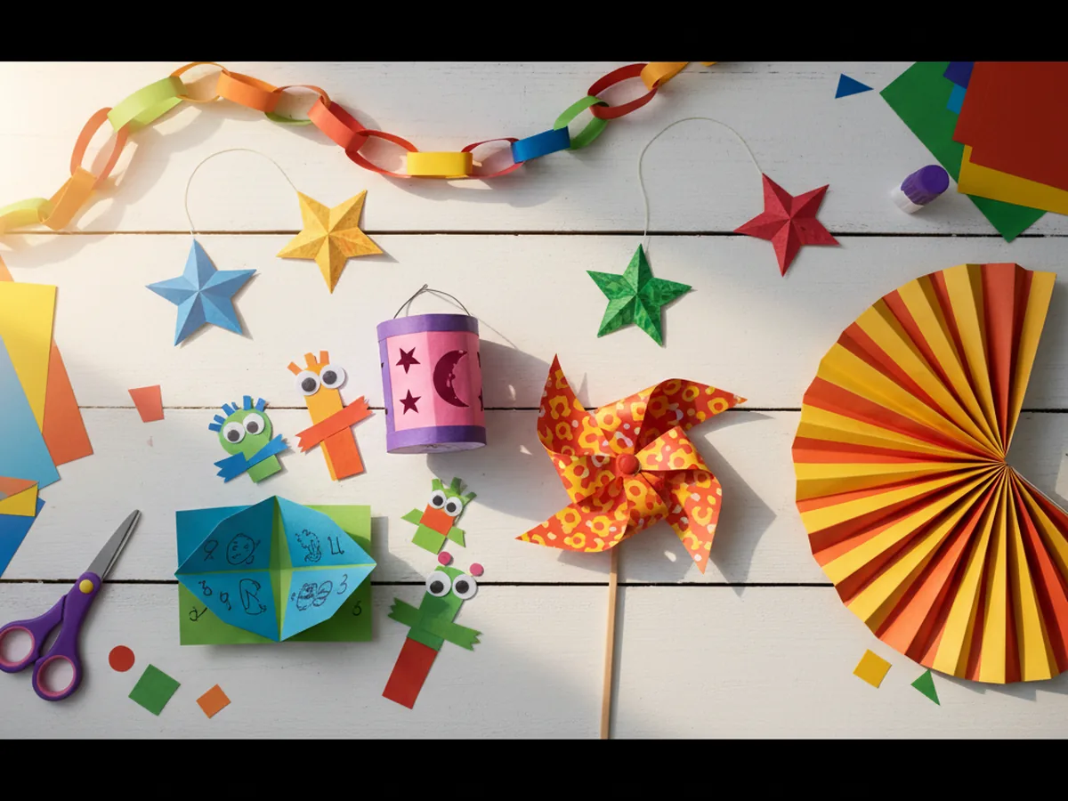 20 Fun Paper Crafts Kids Will Love