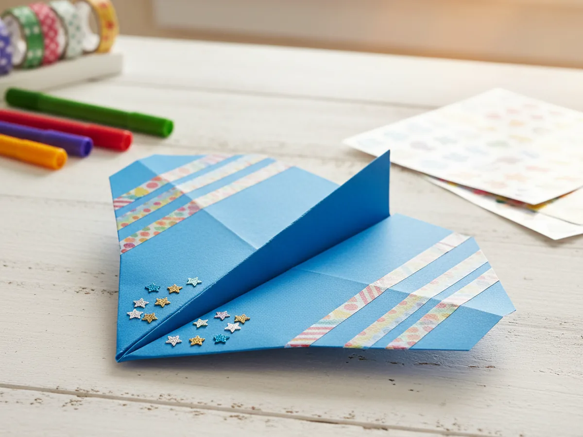 Easy Paper Airplane Craft for Kids