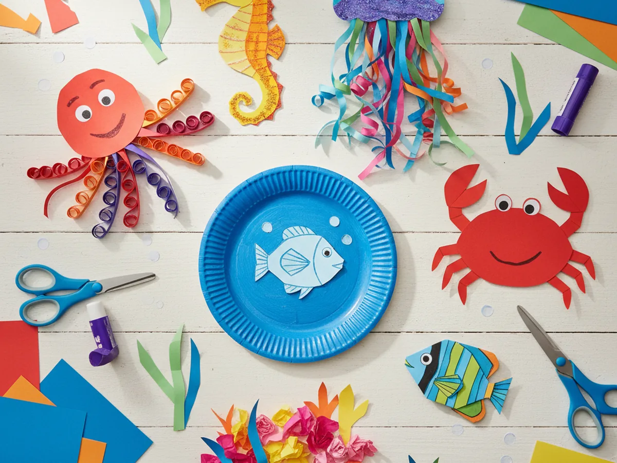 20 Easy Paper Aquarium Craft Ideas for Kids