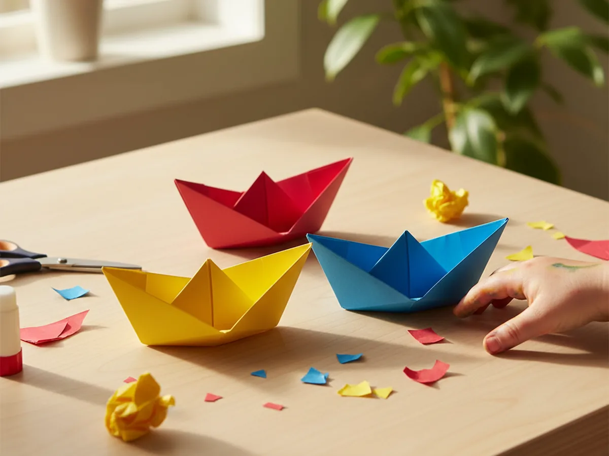 Paper Boat Craft for Kids (Easy Step-by-Step!)