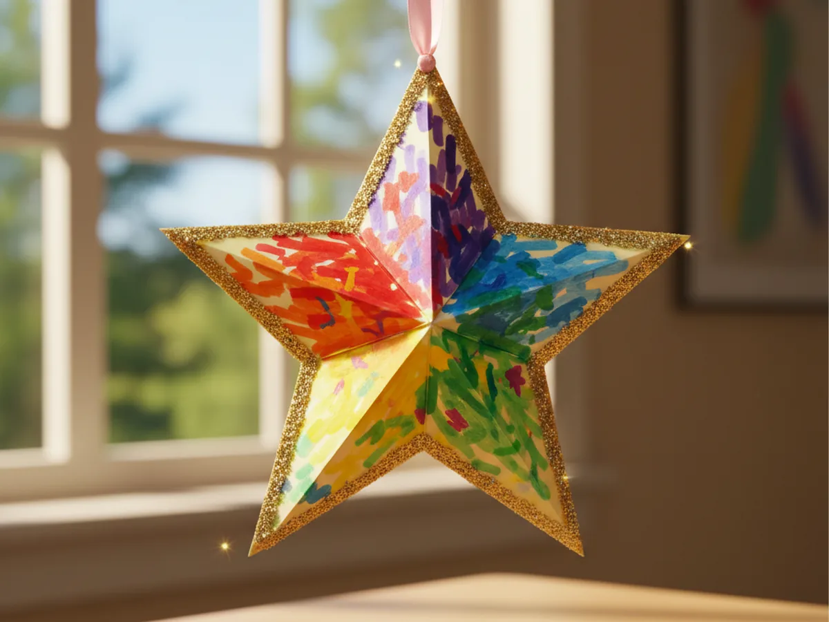 How to Make a Paper Star Craft with Your Kids