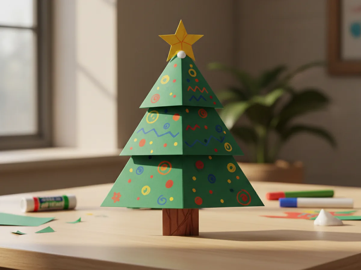 How to Make a Paper Tree Craft with Your Kids