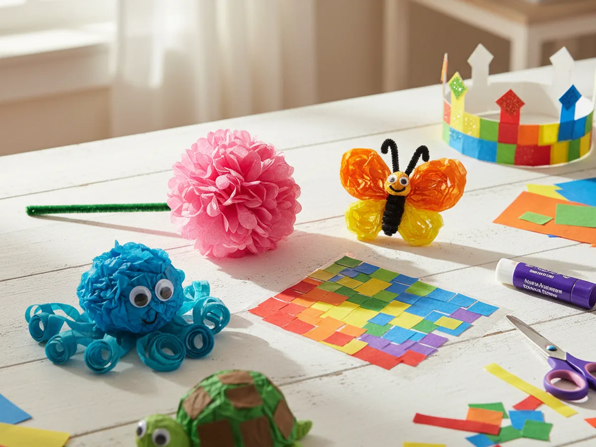 20 Easy Tissue Paper Crafts Kids Will Love