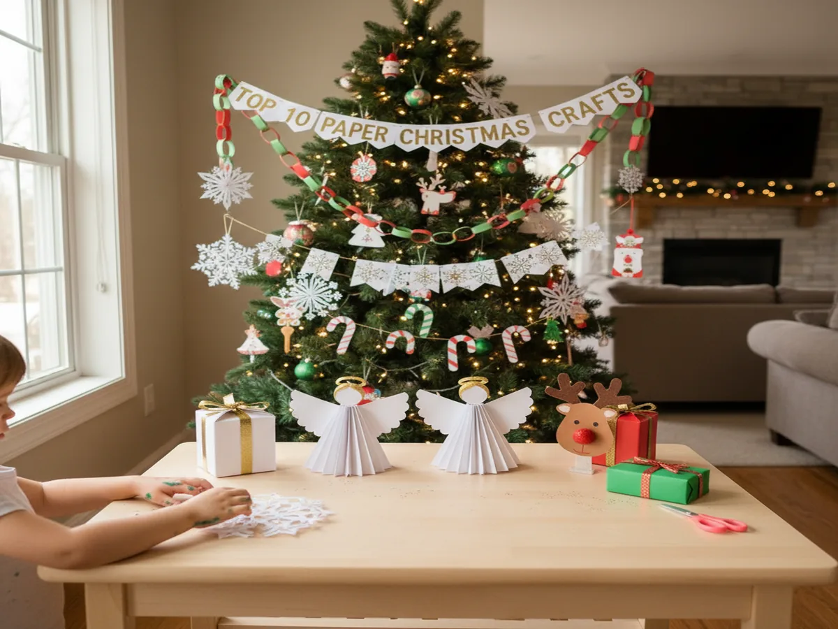Top 10 Paper Christmas Crafts Kids Will Beg to Make Every Holiday Season